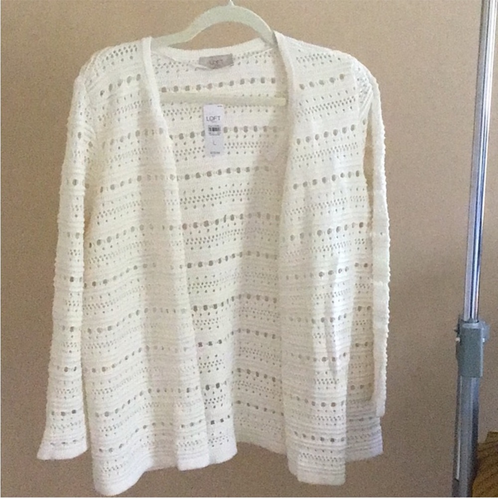 NWT Loft sweater .  Open front versatile sweater 🆕 LARGE